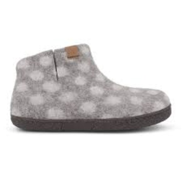 New GREEN COMFORT Nepalese Polka Dot Wool Slipper Booties - EU 40 / U 9-9.5 - Picture 1 of 7